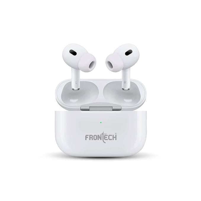 FRONTECH Aura TWS Earphones | Powerful Bass | 15Hrs Playback | 300 Hrs Standby | Touch Control | Bluetooth 5.0 (EF-0091)