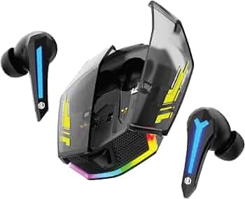 Nu Republic Cyberstud X4 Firefly TWS Earbuds with 72hr Playtime,13mm Driver, XBass, ANC + ENC Quad Mics, Hall Sensor, 40ms Low Latency, Dual Mode, BT ...