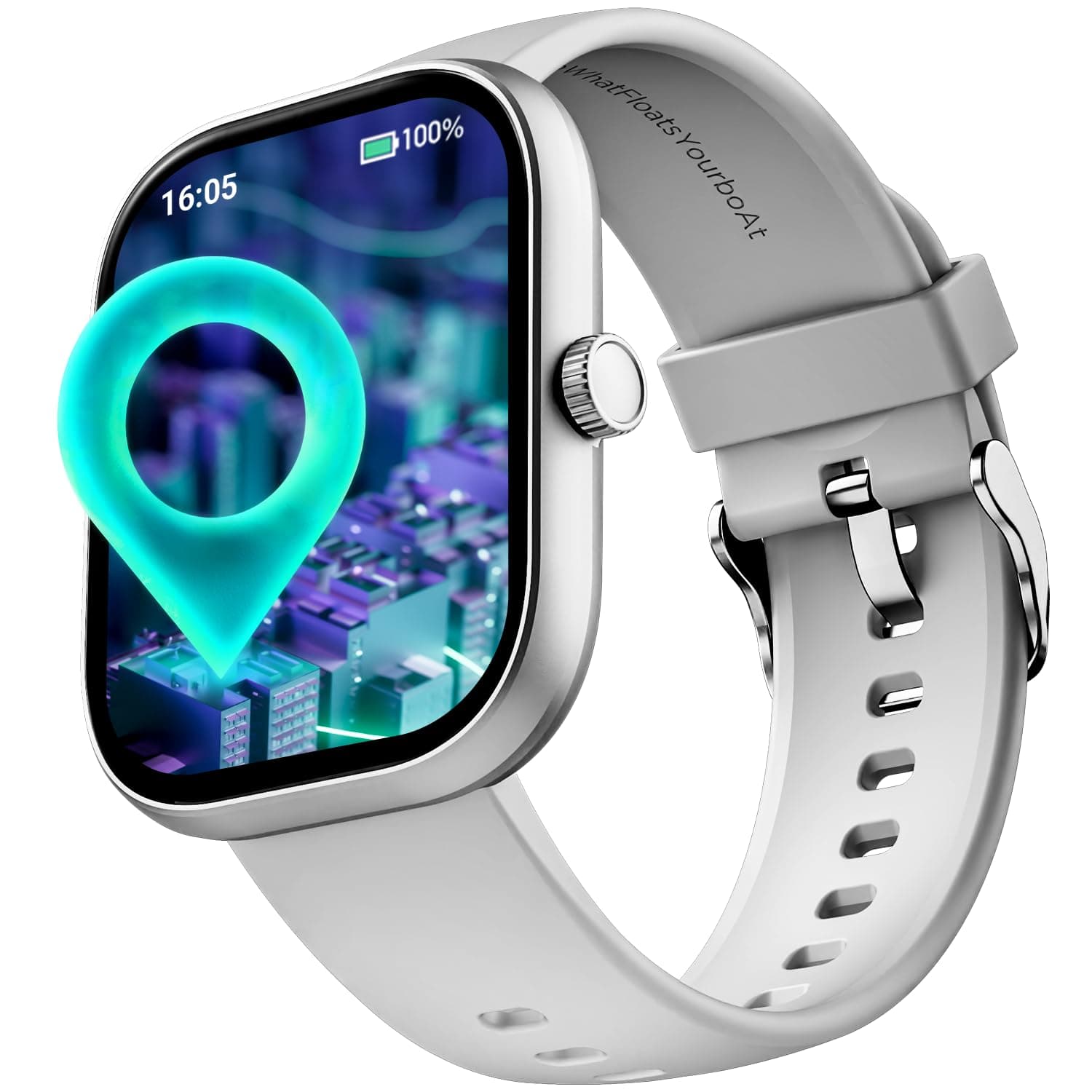 boAt Wave Sigma 3 w/Turn-by-Turn Navigation, 2.01" HD Display, Bluetooth Calling, Crest+ OS, QR Tray, Watch Face Studio, Coins, Emergency SOS Smart Wa...