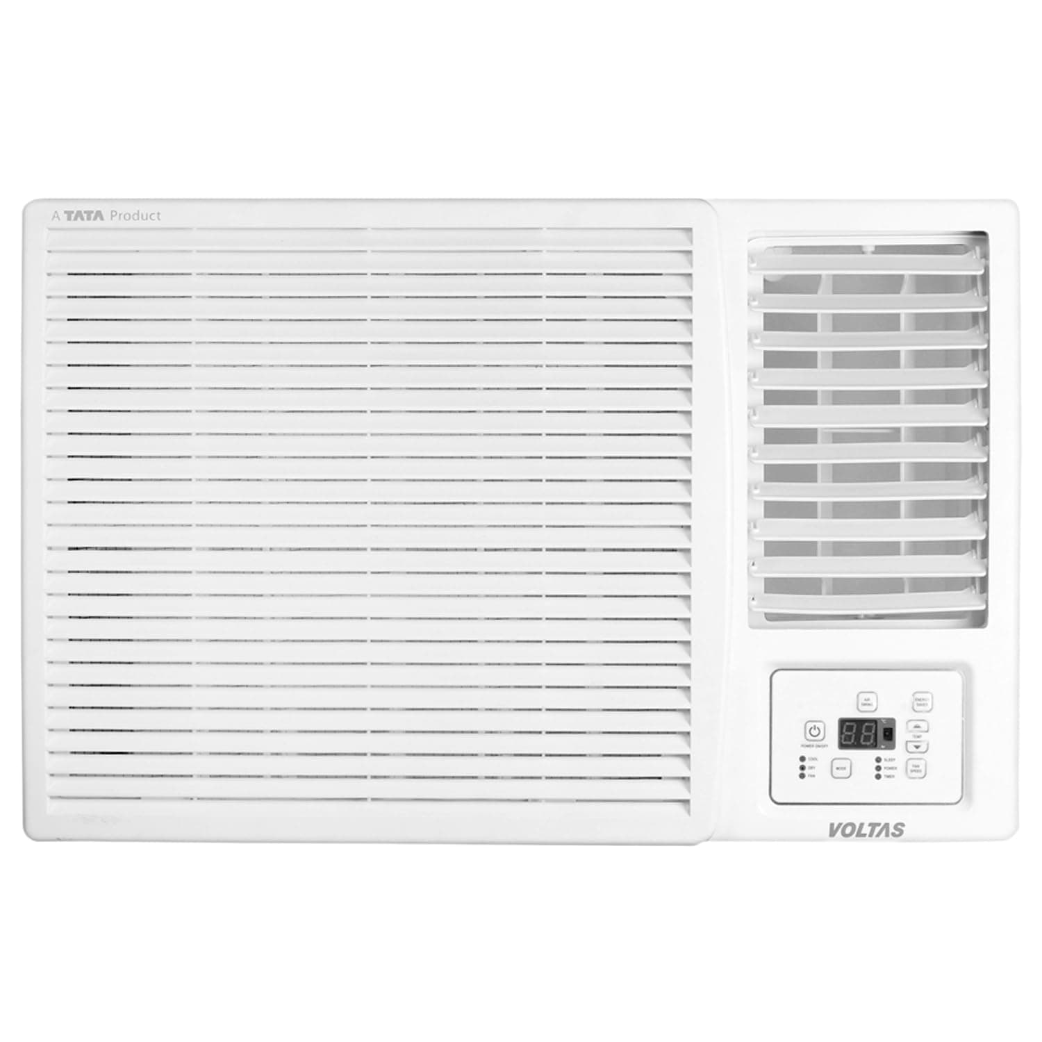 Voltas 2 Ton 2 Star, Fixed Speed AC (Copper, 242 VECTRA PLUS, 2023 Model, Turbo Mode, White)