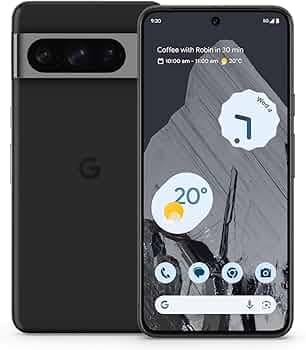 Pixel 8 Pro 5G Smartphone (Obsidian, 12GB Ram 256GB Storage)