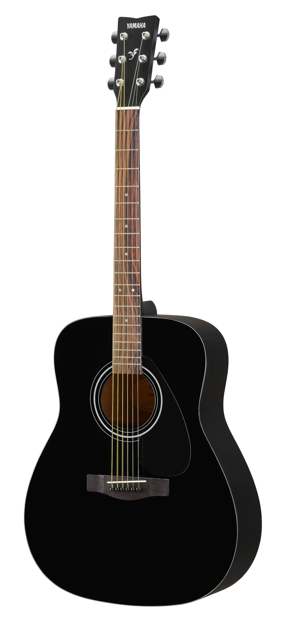 Yamaha F280 Acoustic Guitar, 6-Strings, Black, Dreadnought Body, Solid Top, Rich Sound, Ideal for Beginners and Intermediate Players