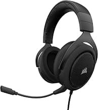 (Renewed) Corsair HS50 - Stereo Gaming Headset - Discord Certified Headphones - Works with PC, Mac, Xbox One, PS4, Nintendo Switch, iOS and Android –