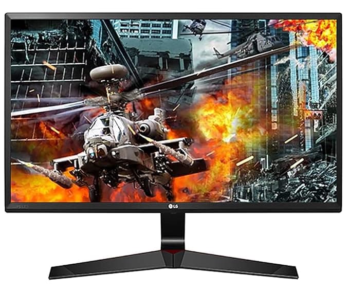 LG 60.96 cm (24 inch) Gaming Monitor - 1ms, 75Hz, AMD Freesync, Full HD, IPS Panel with VGA, HDMI, Display Port, 24MP59G (Black) Monitors
