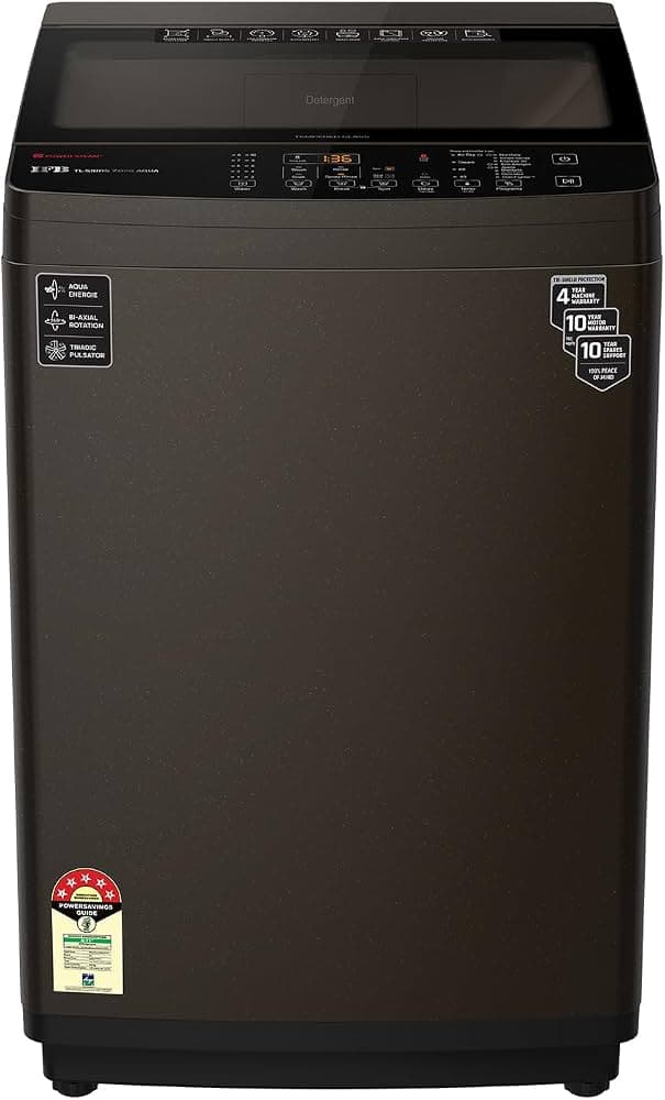 IFB 7 Kg 5 Star AI Powered Fully Automatic Top Load Washing Machine (TL S1BRS 7.0Kg Aqua, Brown, 2X Power Steam, 4 Years Comprehensive Warranty)