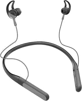 UBON Fleetbeat Series CL-76, in-Ear Wireless Neckband with TF Card Support, Inbuilt Mic, Up to 25 Hours Playtime, 10mm Driver, v5.0 Bluetooth Headset (Grey)