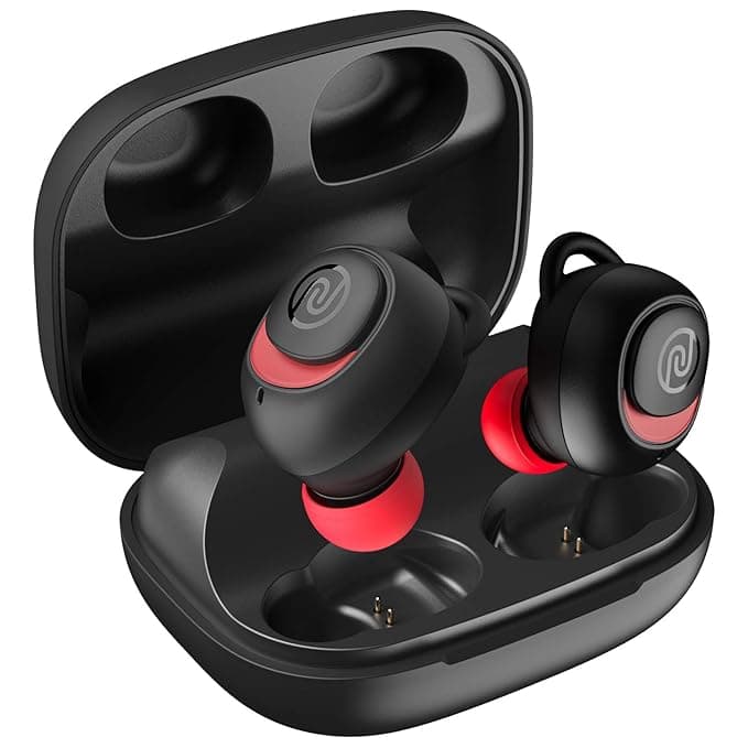 Noise Shots X5 PRO True Wireless Earbuds Powered by Qualcomm aptX with 150 Hours Total Playtime (Hot Red)