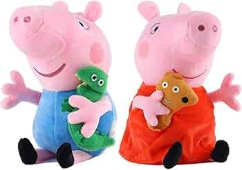 HUG 'n' FEEL SOFT TOYS Lovey Dovey Softness Long Soft Lovable Hugable Cute Giant Life Size (Peppa Pig,George Pig)