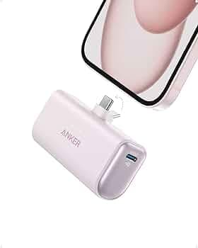 Anker iPhone 15 Portable Charger, Anker Nano Power Bank with Built-in USB C Connector, 5,000mAh Portable Charger 22.5W, for iPhone 15 Series, Samsung ...