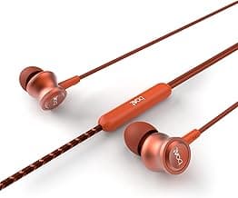 boAt Bassheads 152: Made in India in Ear Wired Earphones with Mic(Courageous Orange)