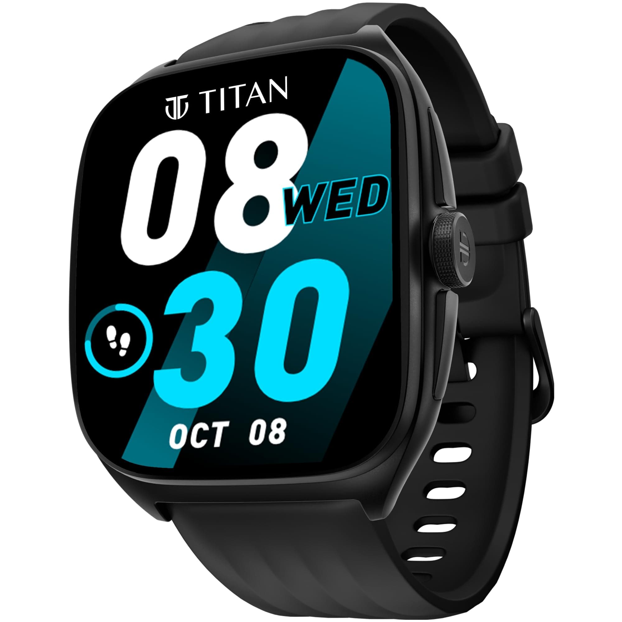 Titan Evolution Smartwatch Comes with 1.85 AMOLED Display with 390 * 450 Pixel Resolution|SingleSync BT Calling|AI Voice Assistant|100+ Sports Modes a...