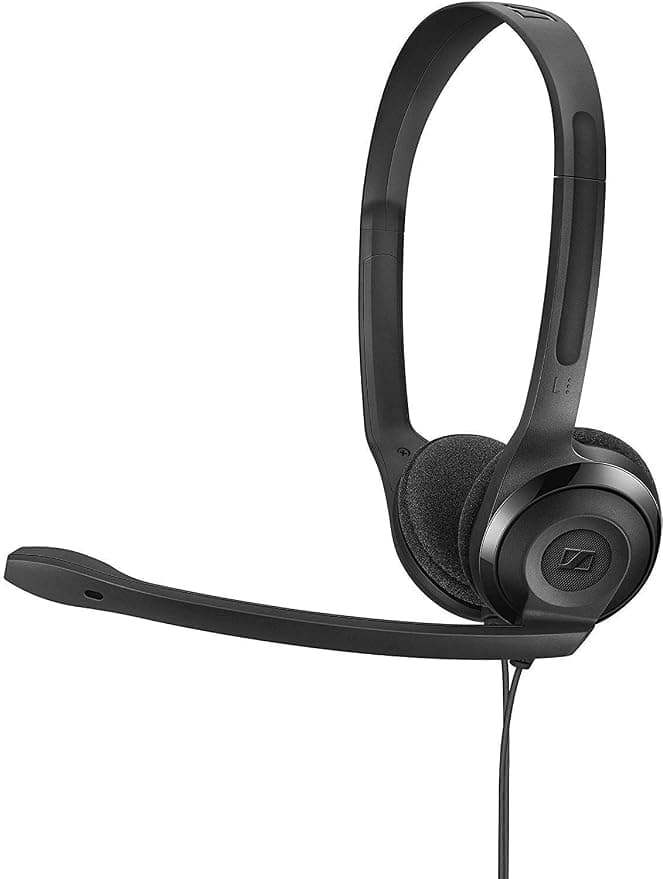 (Renewed) Sennheiser PC 3 Chat Wireless Bluetooth On Ear Headphone with Mic (Black) On-Ear