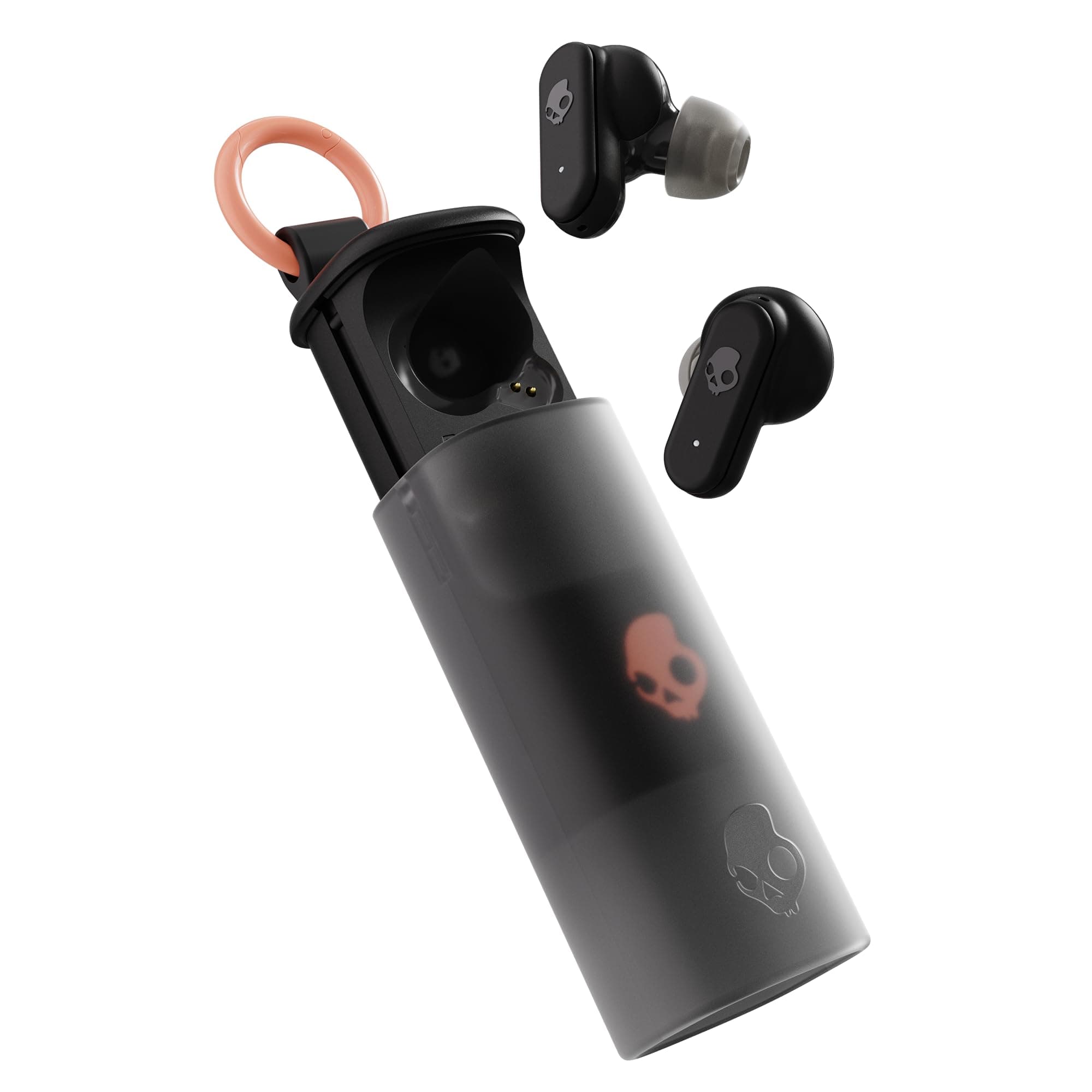 Skullcandy Dime Evo in-Ear Wireless Earbuds, 36 Hr Battery, Microphone, Works with iPhone Android and Bluetooth Devices, True Black