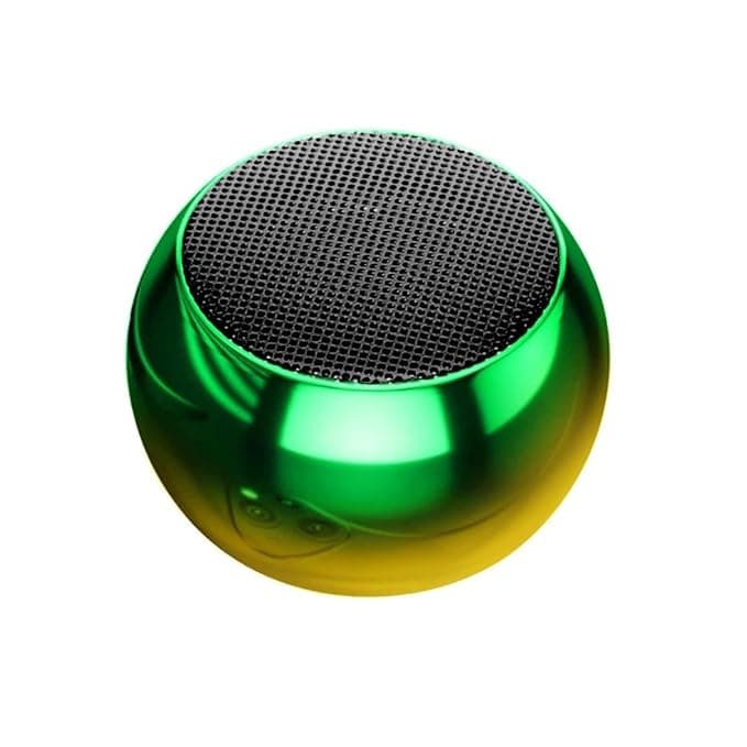 S K Tea Merchant Ultra-Compact Wireless Bluetooth Mini Boost Speaker Built-in Mic, Portable Design, Ideal for Travel, Parties, and Outdoor Use (Green)
