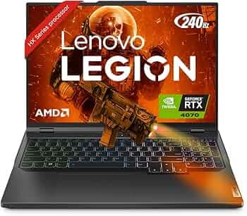 Lenovo Legion Pro 5 AMD Ryzen 7 7745HX 16" (40.64cm) WQXGA-IPS 240Hz 500Nits Gaming Laptop (16GB/1TB SSD/Win 11/Office 2021/NVIDIA RTX 4070 8GB/Alexa/...