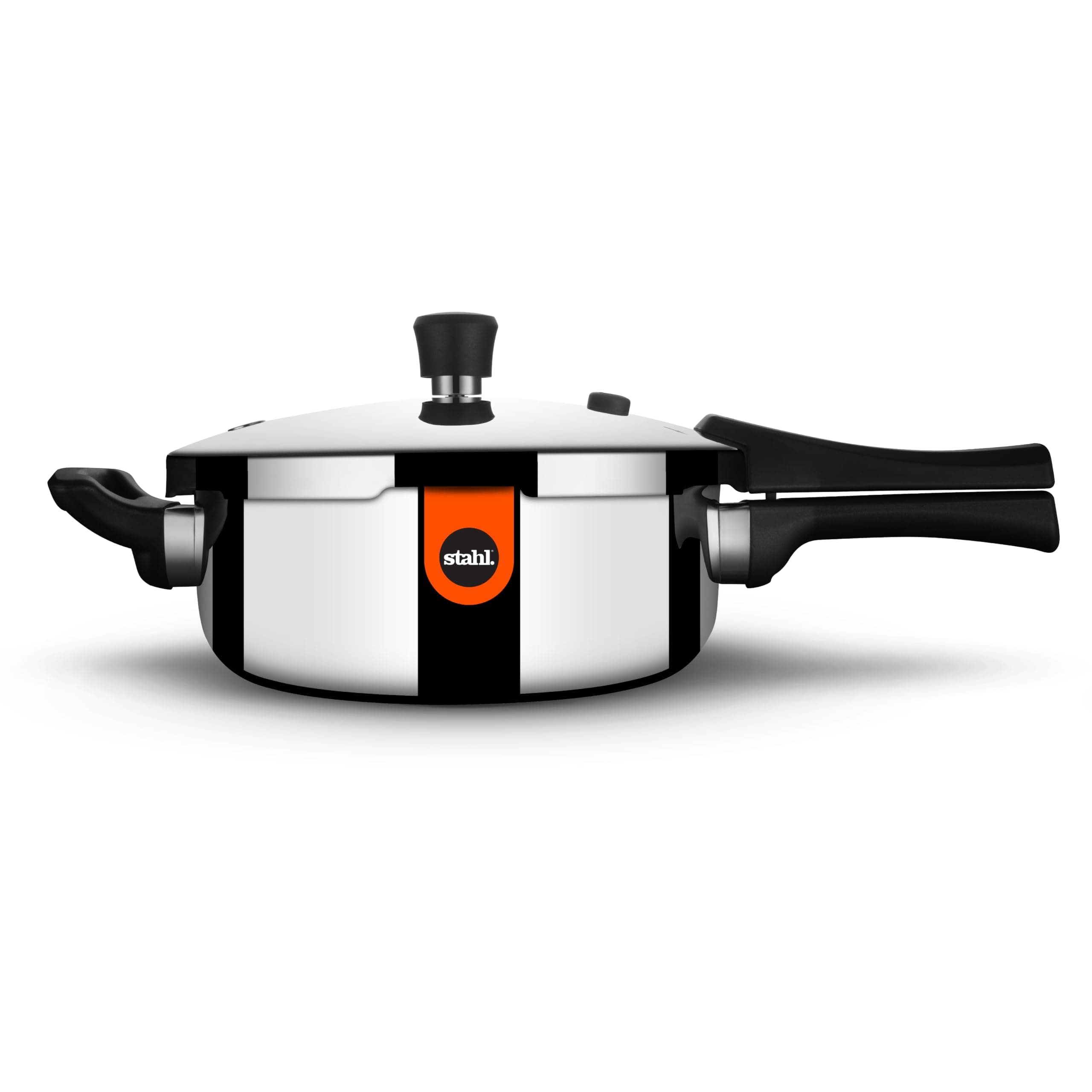 Stahl Triply Stainless Steel Xpress Pressure Cooker Outer Lid Pan, 9223, 3.5 Liters