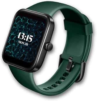 OG Armour Pro Smart Watch with Alexa Built-in, 24 * 7 Spo2 Monitoring, 44mm HD TruView Display, Stress, Sleep, Heart Rate (Forest Green)