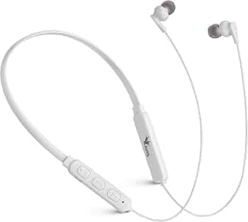 AMS PBX1 Wireless Bluetooth in-Ear Neckband Earphones with Deep Bass & HD Sound, in Ear Bluetooth Headphones, Up to 40H Playtime, Fast Charge, Voice A...