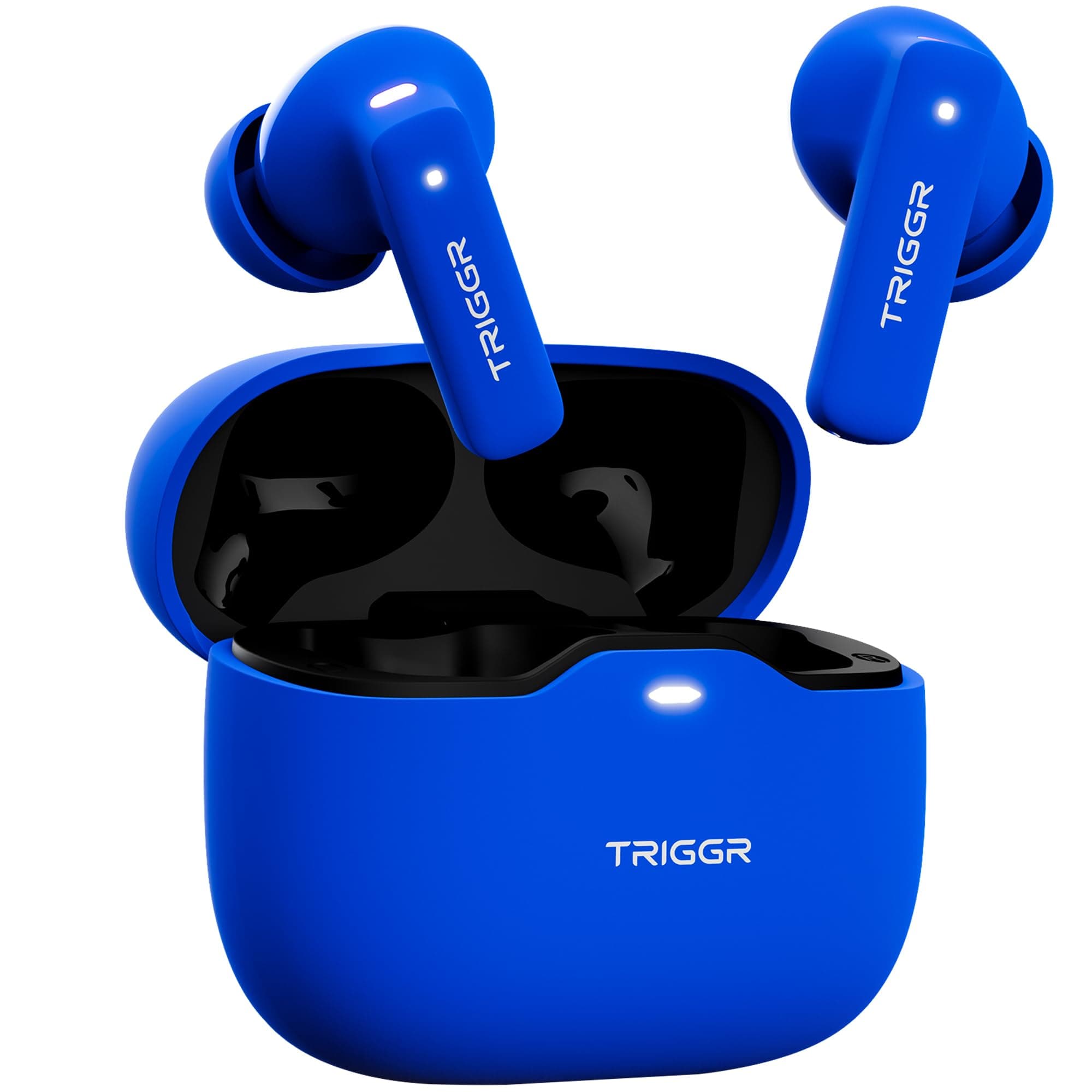 TRIGGR Apex S2 Truly Wireless Bluetooth in Ear Earbuds, Dual Pairing, 60H Battery, Rapid Pairing, Preset EQ, 4 Mic ENC, Premium Rubber Finish Earbuds ...