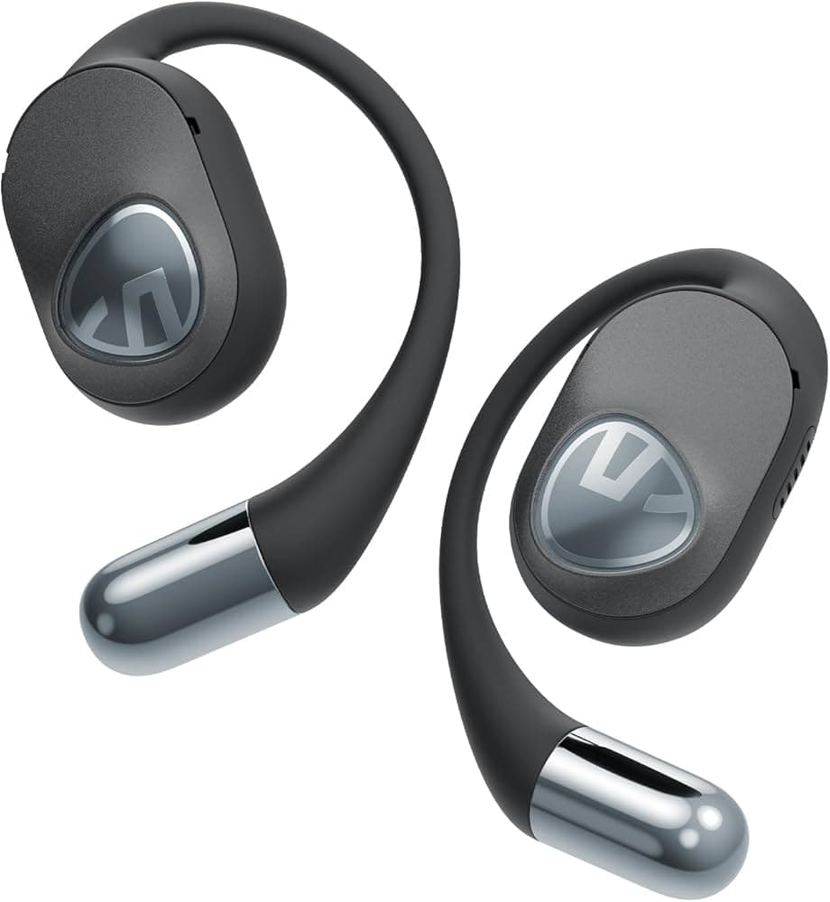 SoundPEATS GoFree2 Open-Ear Headphones Over Ear Buds LDAC, Bluetooth 5.3 Stereo Earbuds with Bass Boost, 35Hrs Sports Earphone with Earhooks, IPX5 Wat...