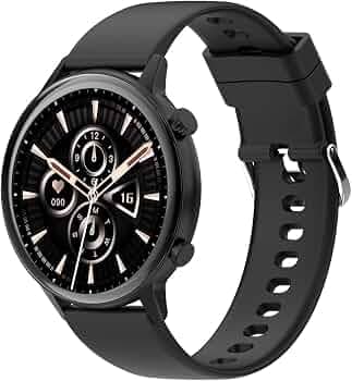 GIZMORE GIZFIT Orbit 1.32" Always ON HD Super Bright Display with 500 NITS Brightness, Advance Bluetooth Calling Smartwatch, Unlimited Watch Faces, SP...