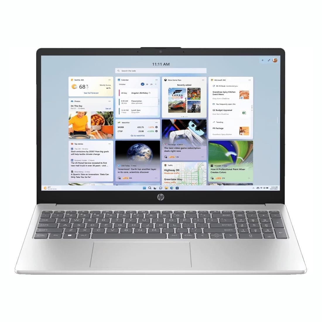 HP 14, Intel Core Ultra 7 155H (16GB DDR5, 1TB SSD), Micro-Edge, Anti-Glare, FHD, 14''/35.6cm, Win11, M365* Office24, Silver, 1.4kg, ep1152TU, FHD Cam...