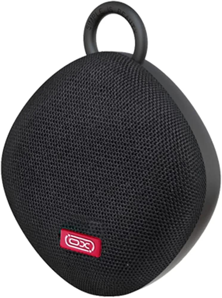 XO F19 Mini Portable Bluetooth Speaker with HD Sound Quality, Bluetooth v5.0, Up to 400mAh Battery & High-Definition Microphone Support TF Card - Black