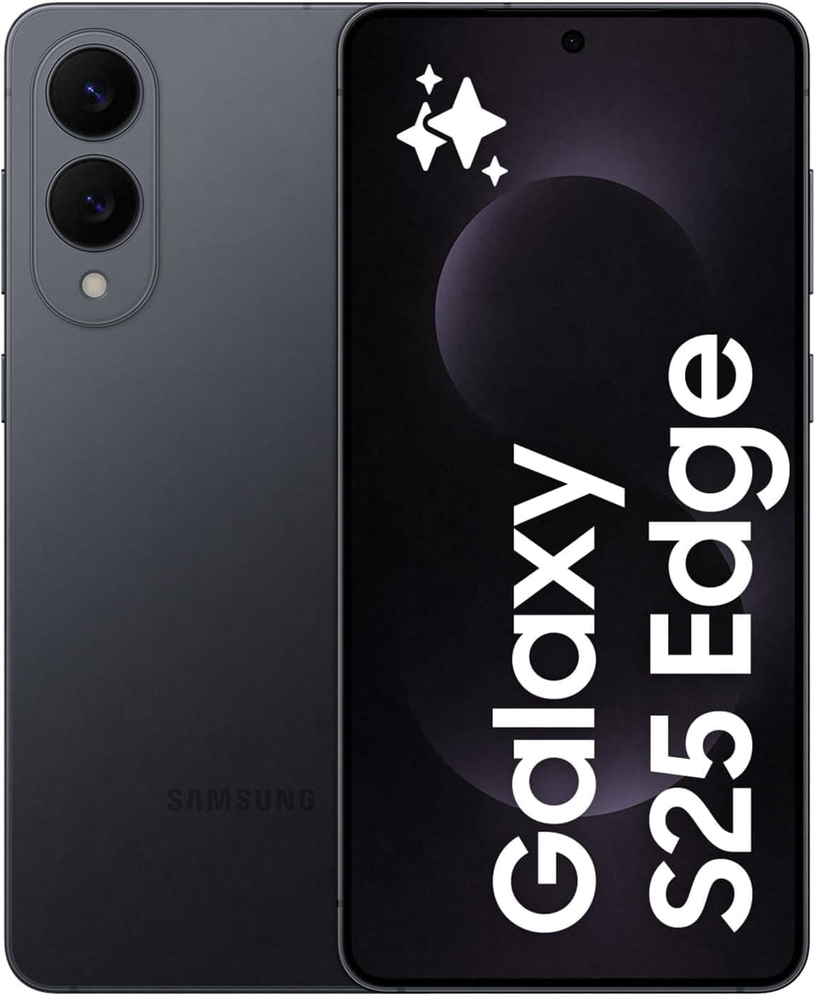 Samsung Galaxy S25 Edge 5G (Titanium JetBlack, 12GB RAM, 256GB Storage) | Snapdragon 8 Elite for Galaxy Processor | 200MP + 12MP Dual Rear Camera | 6....