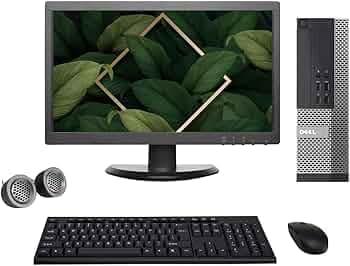 (Refurbished)Dell OptiPlex 19" HD All-in-One Desktop Computer Set (Intel i5 3rd Gen| 8 GB RAM| 256 GB SSD| 19" HD LED Monitor| Wireless KB & Mouse| Sp...
