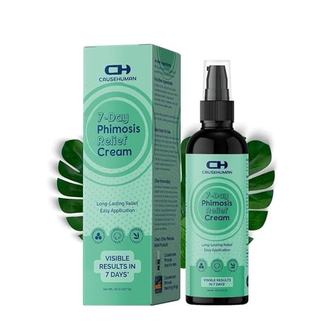 7-Day Phimosis Cream | Steroid-Free Treatment for Fast Relief at Home | Visible results in 7 Days* | 90ml | No irritation | For Phimosis