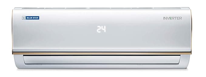 Blue Star 1.5 Ton 3 Star Inverter Split AC (IC318RBTU, White) Air Conditioners