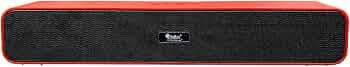 SOROO SR-588 10 Watt 2.0 Channel Soundbar (Red) Wireless, Bluetooth Connection, 12Hrs Battery Back-up, Home Theatre Experience, Bass Sound,Compatible ...