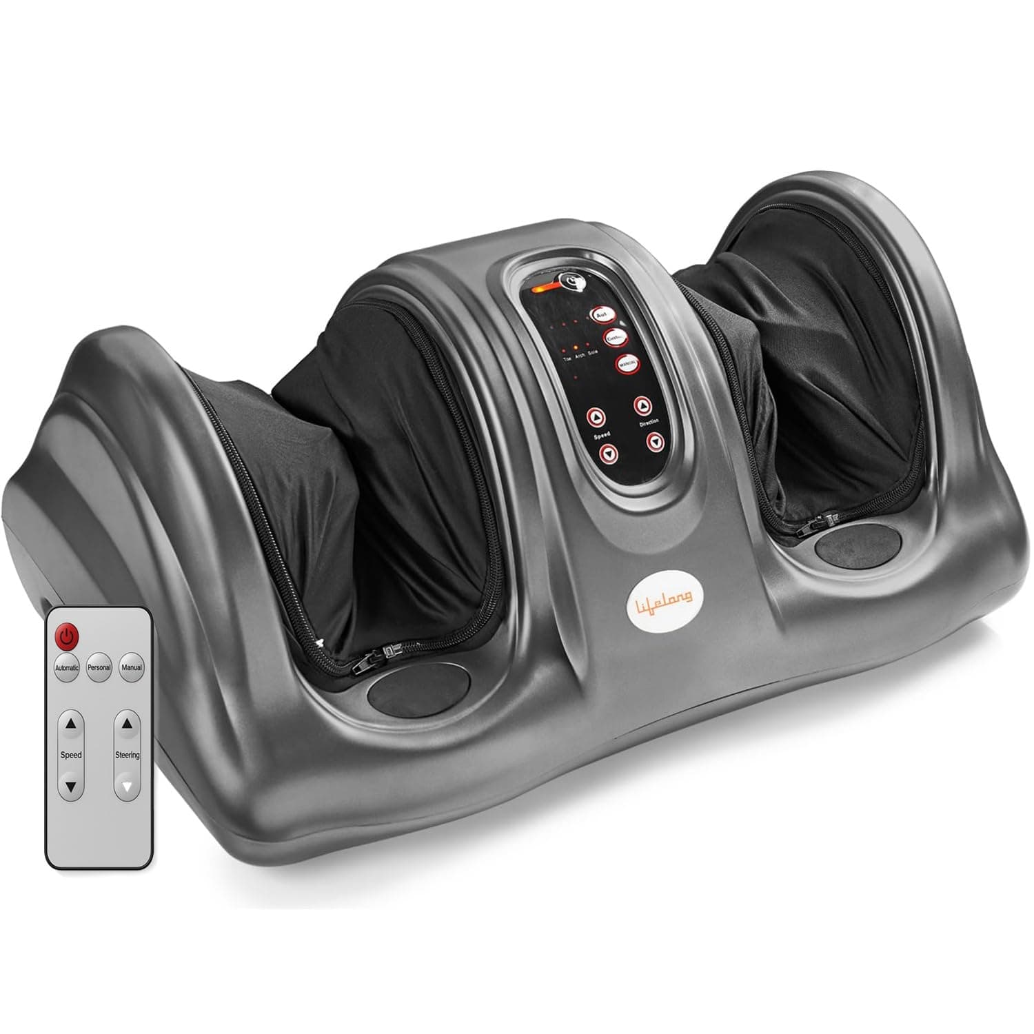 Lifelong LLM360 Foot Massager for Foot Pain, Perfect for Home Use & Pain Relief at Home with 4 Automatic Programs and 3 Custom Massage Modes (1 Year W