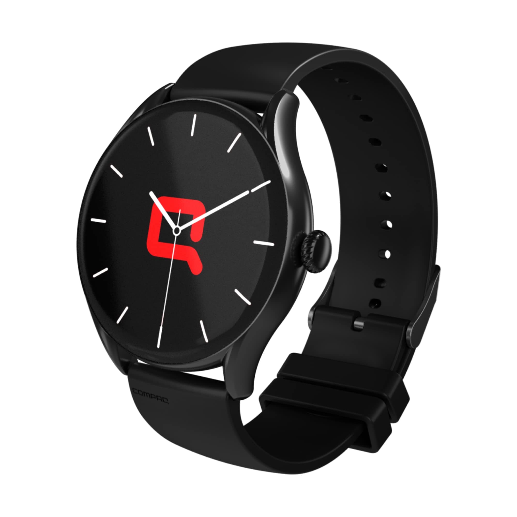Compaq Q Watch Balance Series with HD Display| BT Calling| AI Voice Assistance |Instant Messaging Notification| Blood Pressure Monitoring| Heart Rate ...