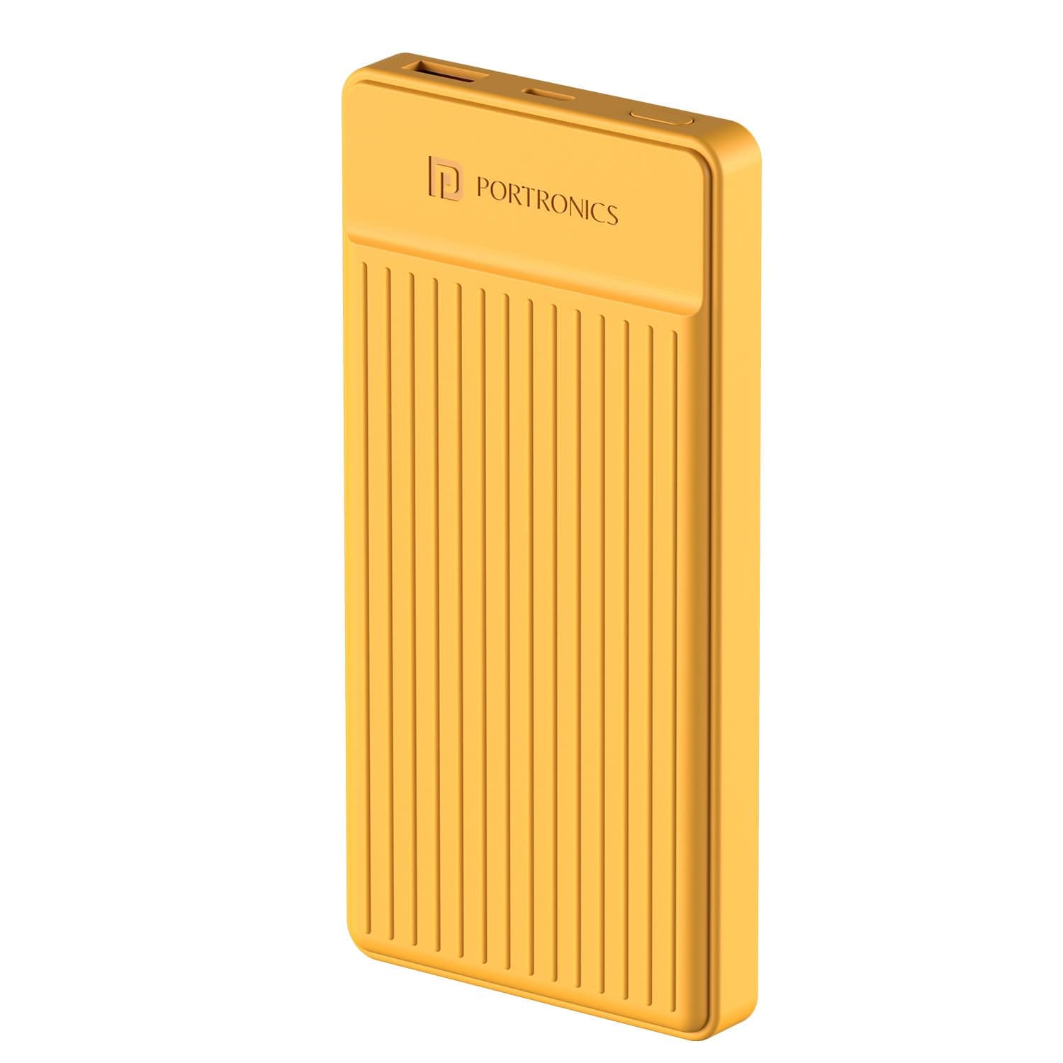 Portronics Luxcell B12 10,000mAh 12W Power Bank, Ultra Slim Power Bank with USB-A Output Port & Dual Input Ports (Micro & Type C Input Ports) | BIS Ce...
