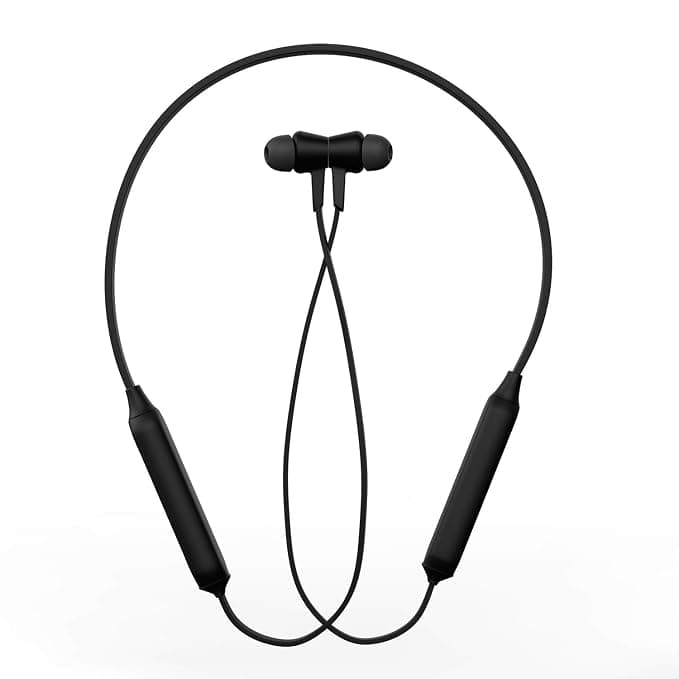 Zebronics Zeb Monk Wireless In-Ear Neckband Earphone with Active Noise Cancellation (ANC) supporting Bluetooth with Magnetic Earpiece, Smart Touch Con