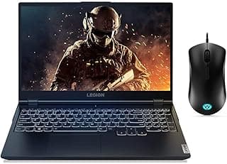 Lenovo Legion 5 AMD Ryzen 5 4600H 15.6" FHD IPS Gaming Laptop (8GB/1TB HDD + 256GB SSD/W10/120 Hz/GTX 1650/Black/2.3Kg), 82B500BHIN + Legion M300 RGB