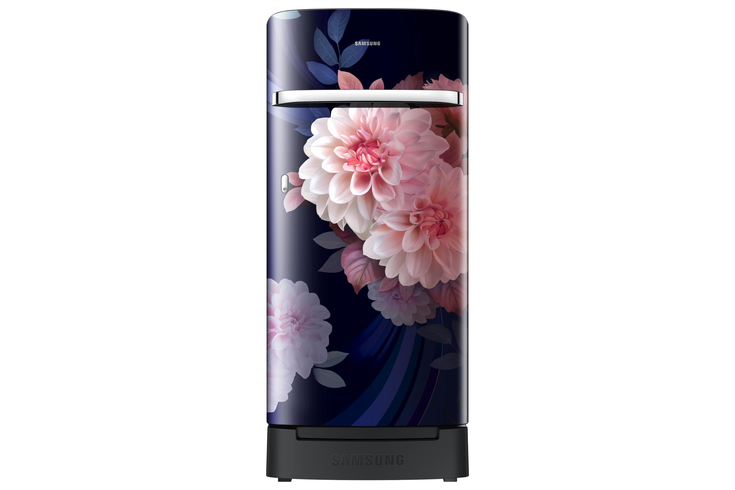 Samsung 189 L, 5 Star, Digital Inverter, Direct-Cool Single Door Refrigerator (RR21H2H25BB/HL, Begonia Blue, Base Stand Dr...