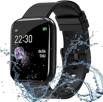 Wrrphy Premium Smart Watch for Men, Kids, Boys, Girls, and Women, ID116 Plus 2024, Latest for Android and iOS Phones, IP68 Waterproof with Daily Activ...