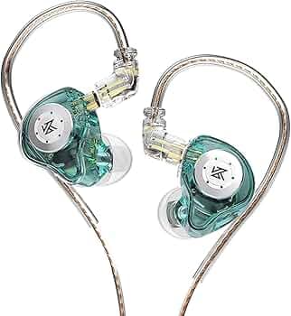 Morelian EDX Pro in-Ear Stage Monitor Headphone Dual Dynamic Unit Earphone Shock Bass Earbuds with 0.75mm Detachable Cable Comfortable Wired Headset (...