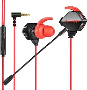 (Refurbished) Cosmic Byte CB-EP-03 Gaming Wired in-ear Earphone with mic for PC, PS4, Mobiles, Tablets (Black, Pack Of 1)