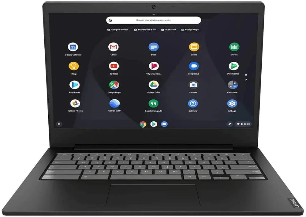 Lenovo 14-inch S340 Chromebook FHD (1920x1080) Anti-Glare Display Laptop, Intel Celeron N4000 up to 2.6GHz Processor, 4GB LPDDR4, 64GB eMMC, Bluetooth, Webcam, Chrome OS, 32GB Micro SD Card