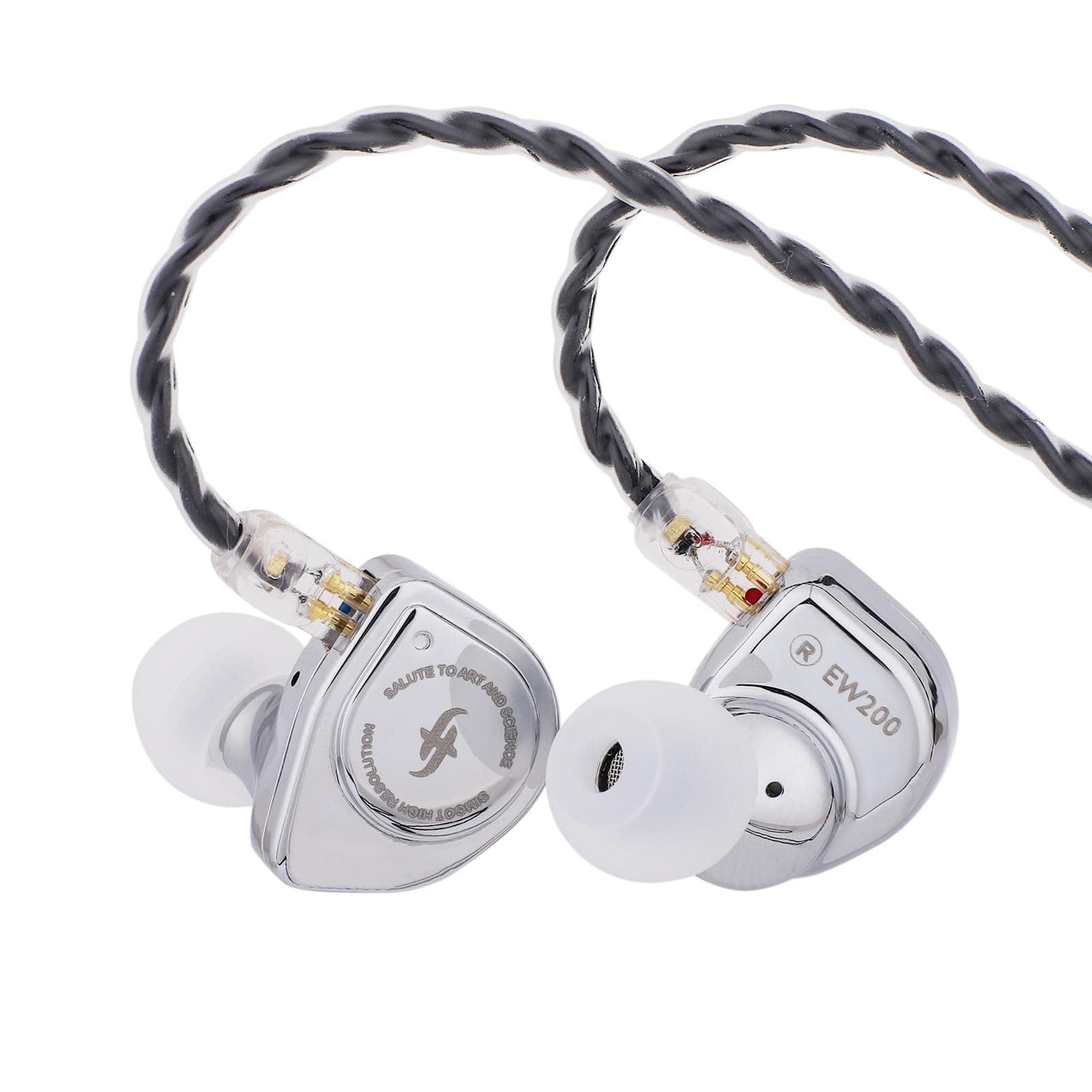 Linsoul SIMGOT EW200 10mm SCP Diaphragm Dynamic Driver IEM in-Ear Earphones