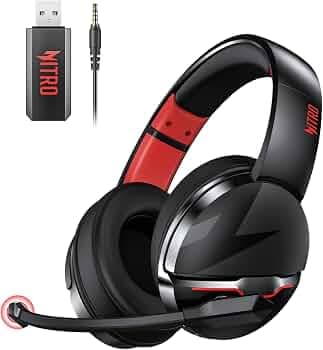 Acer K2 Nitro Dual Mode Gaming Headset (Over-The-Head/Adjustable Headband/Noise Reduction Uni-Directional Mic/BT 5.0/100Hrs Playtime/2.4GHz Wireless C...