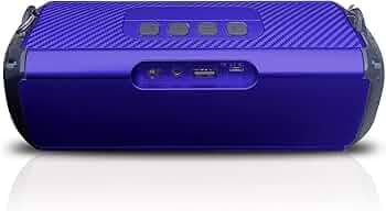 Hitage BS-414 Party Beats Sound Coloful Gleming Light 5.0 Bluetooth 5 W Bluetooth Laptop/Desktop Speaker (Blue, 5 Way Speaker Channel)