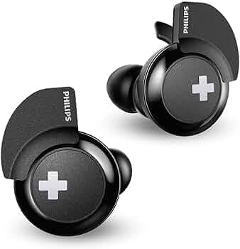 PHILIPS Bass+ SHB4385 Truly Wireless Bluetooth In Ear Earbuds with Mic (Black)