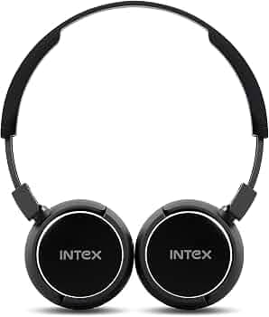 (Refurbished) Intex Roar 201 Over-Ear Bluetooth Headphone with Seamless Controls, Pro Comfort Earcups, up to 24 Hours Playtime (Black)