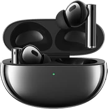 Buds Air 5 Pro Truly Wireless in-Ear Earbuds with 50dB ANC, realBoost Dual Coaxial Drivers, 360 Spatial Audio Effect, LDAC HD Audio, Upto 40Hrs Batter...