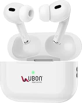 UBON BT-50 in Ear True Wireless Earbuds, TWS Bluetooth v5.3 Playtime 20hr Stereo Sound Touch Control, Lightweight and Sporty Design | 150H Standby, Ba...