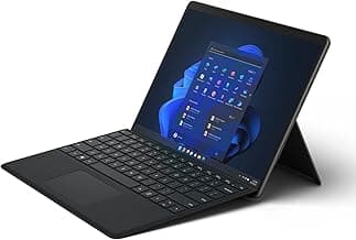 Microsoft Surface Pro8-13" Touch Screen - i5/8GB RAM /256 GB SSD SC English Window 11 Graphite (Black), Medium, (8PQ-00029)